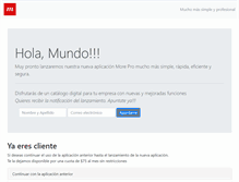 Tablet Screenshot of morepro.net